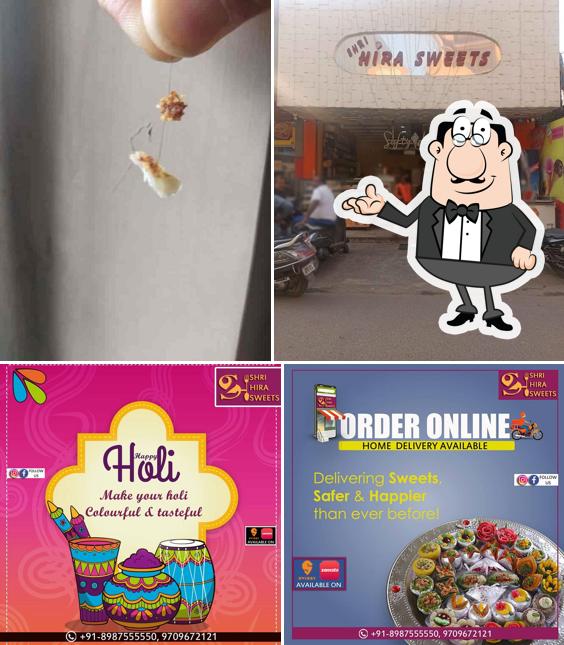 The interior of Shri Hira Sweets