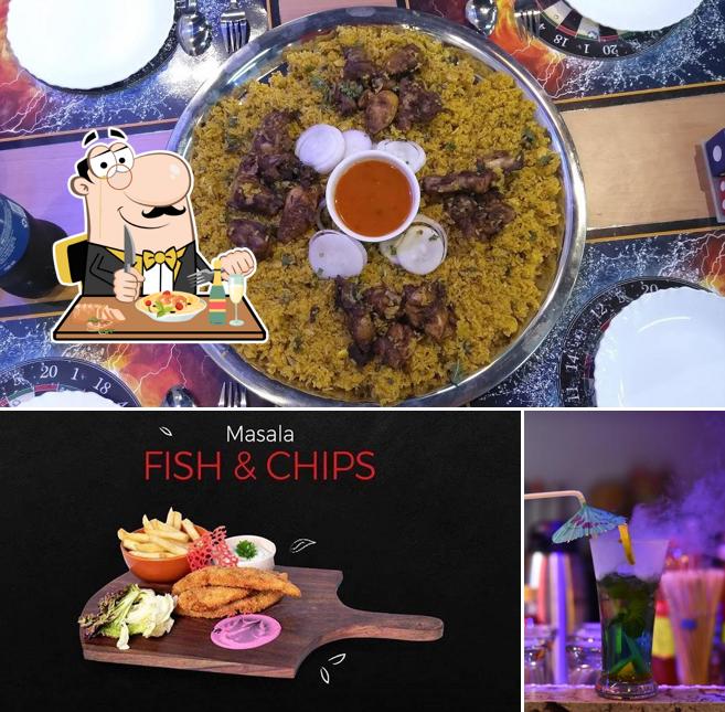 Among various things one can find food and beverage at Spice The Family Restaurant