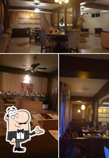 The interior of The Indian Restaurant