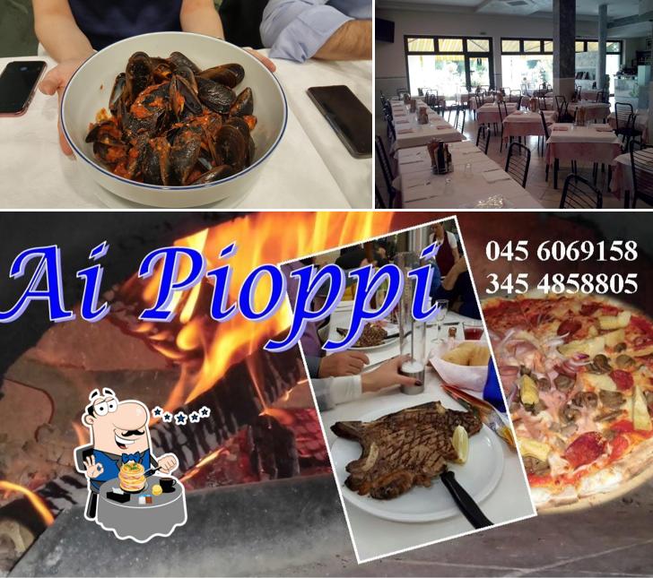 Platti al Pizzeria Ai pioppi