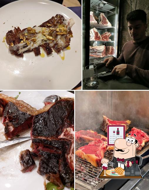 C'è un'ampia varietà di piatti per gli amanti della carne