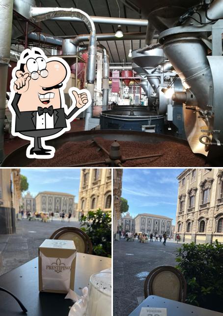 La interni e esterno del ristorante