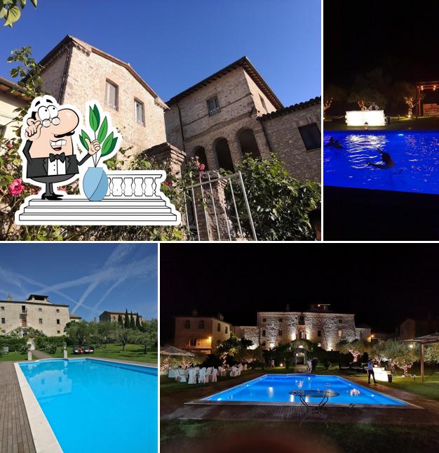 La parte esterna è una caratteristica importante di Castello di Montignano relais spa & restaurant