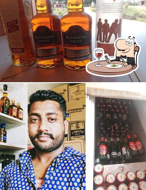 Take a look at the photo displaying food and beverage at Bhati Wine Shop