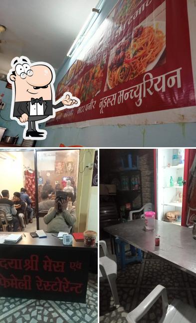 The interior of Daya Shree Mess