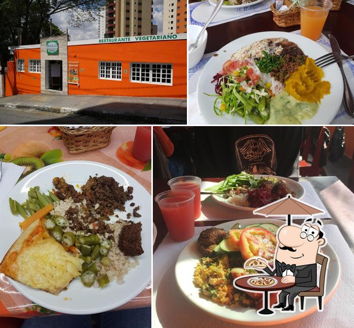 O exterior do Flor de Liz Vegetariano e Vegano