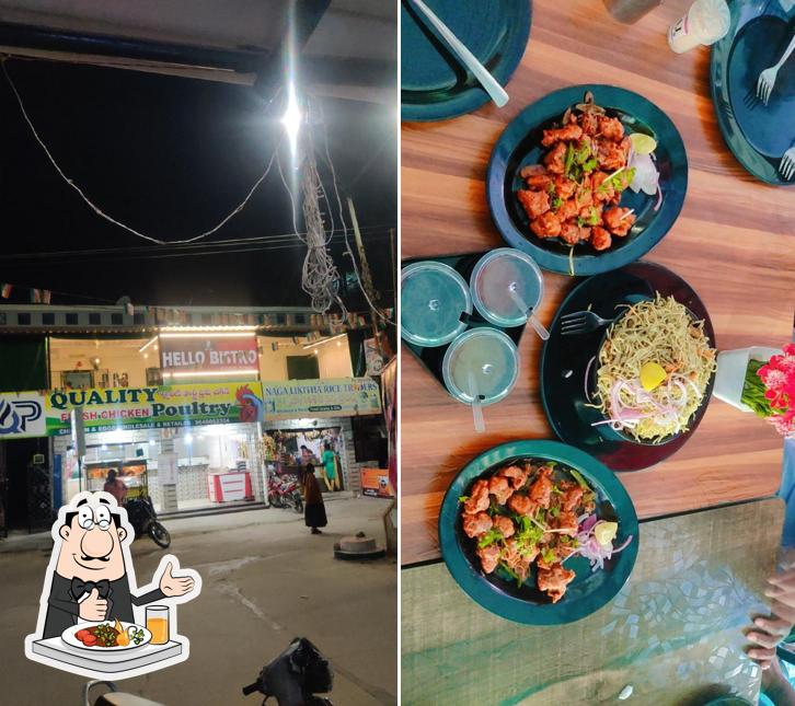 Food at Hello Bistro Food Zone