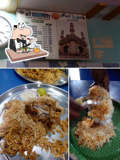 This is the photo showing food and exterior at Hotel My Friends