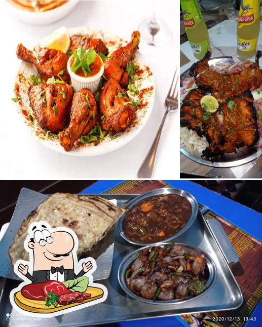 Order meat meals at New Satkar Hotel