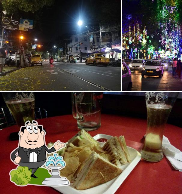 The photo of Park Street’s exterior and dining table