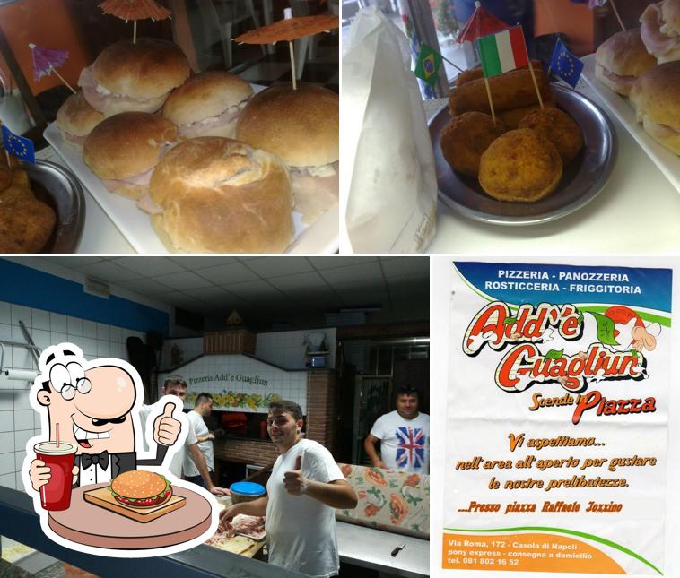 Ordina un hamburger a Pizzeria Add' e Guagliun - Di Galasso Pietro