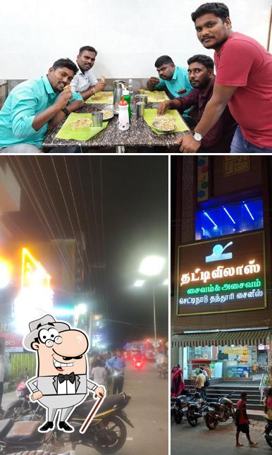The restaurant's exterior and interior