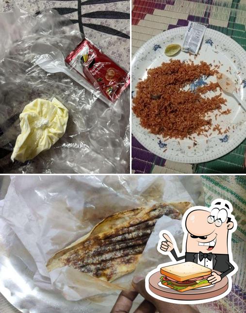 Grilled cheese sandwich at Turning Point Chinese Fast Food