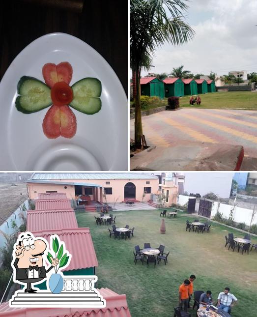 The photo of exterior and food at दी Signature Restaurant
