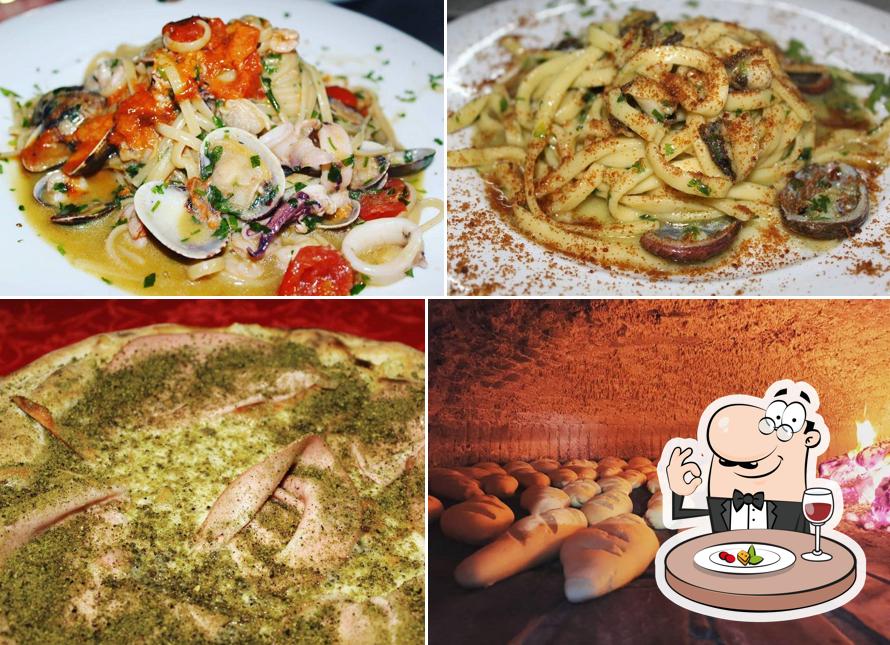 Cibo al Pizzeria A Casa D'Amici