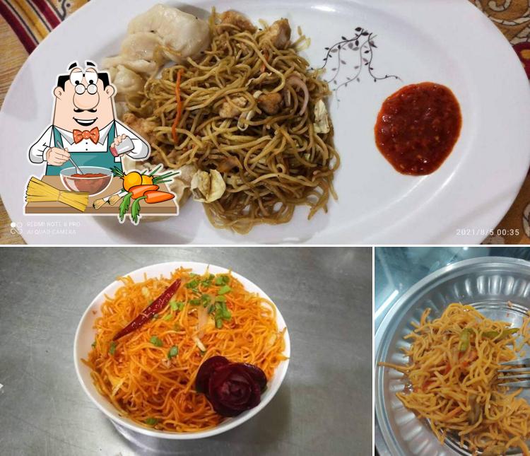 Spaghetti bolognese at Chinese Corner