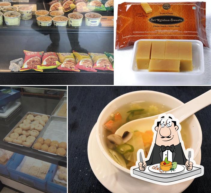 Food at Sri Krishna Sweets