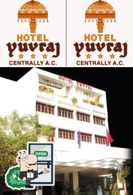 The exterior of Hotel Yuvraj