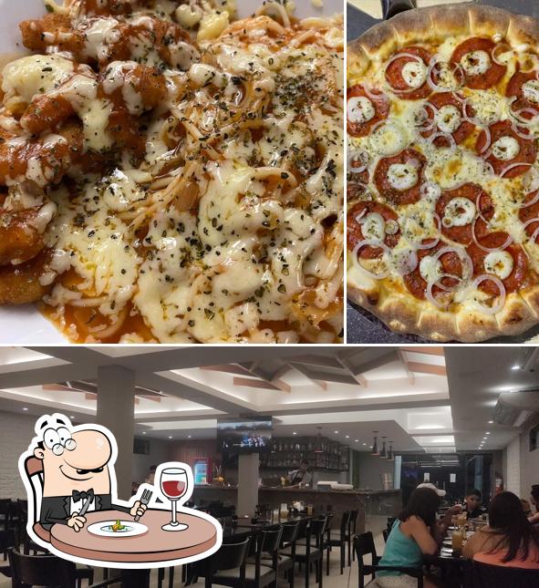 A Origem Restaurante e Pousada se destaca pelo comida e interior