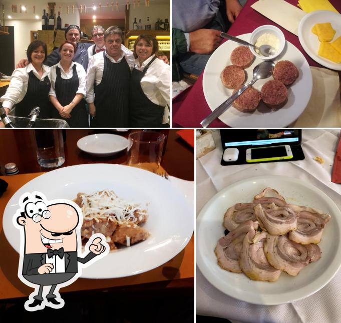 Gli interni di Osteria al Morer