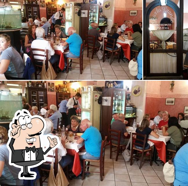 Gli interni di Ristoranteportogrande