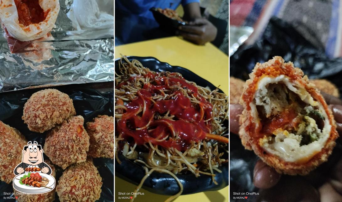 Food at A one family restaurant bahrauli bazzar