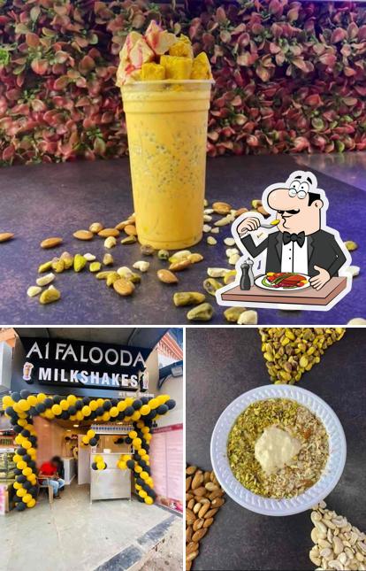Food at A1 Falooda