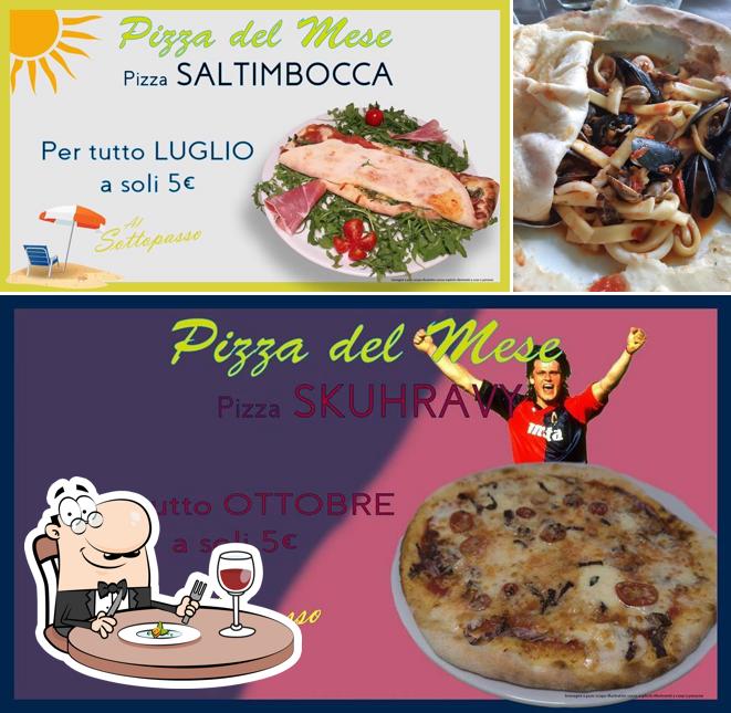Cibo al Pizzeria Gastronomia Il Sottopasso