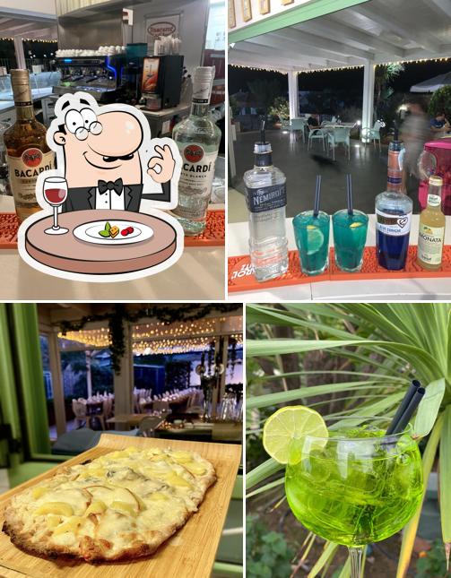Cibo al La Capponcina Beach Resort - Stabilimento Balneare Pescara - Spiaggia Attrezzata Arrosticini Ristorante Pizzeria