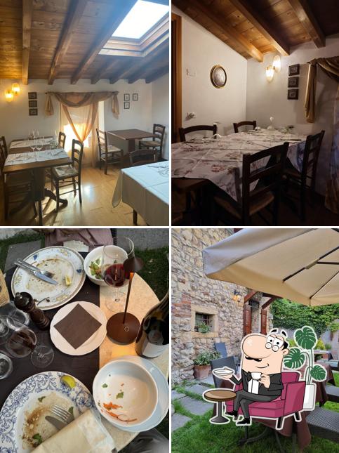 Gli interni di Locanda dal Nane