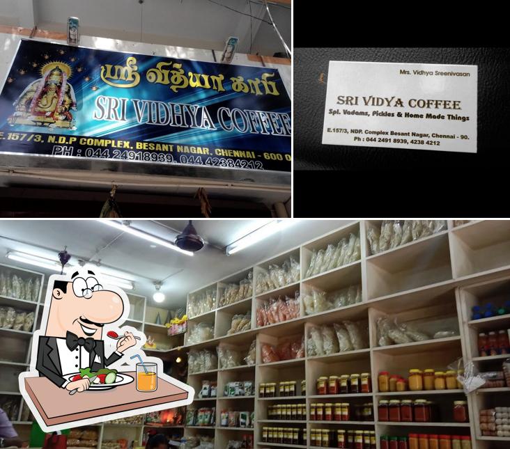 Food at Sri Vidya Coffee