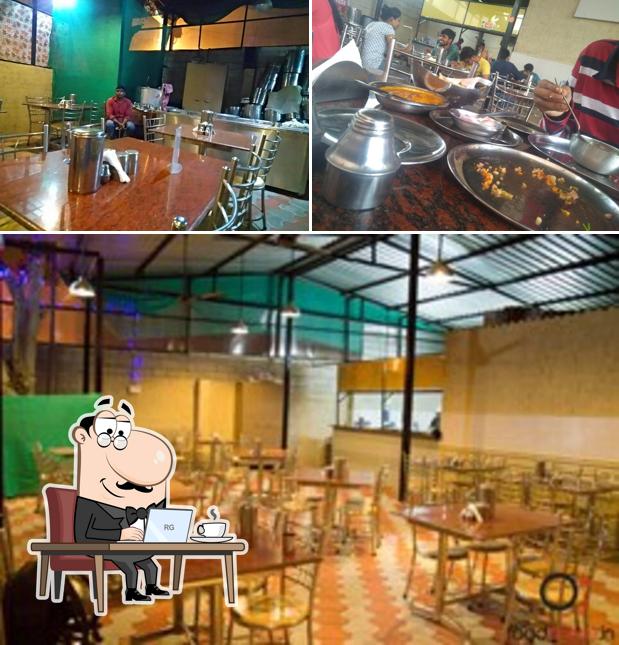 Take a seat at one of the tables at The Punjabi Park