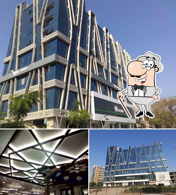 Enjoy the view at the outside area of Topaz Restaurant & Banquets