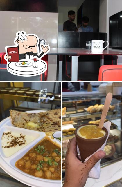 The restaurant's food and beverage