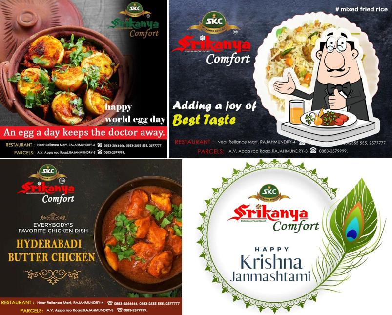 Food at Srikanya Comfort