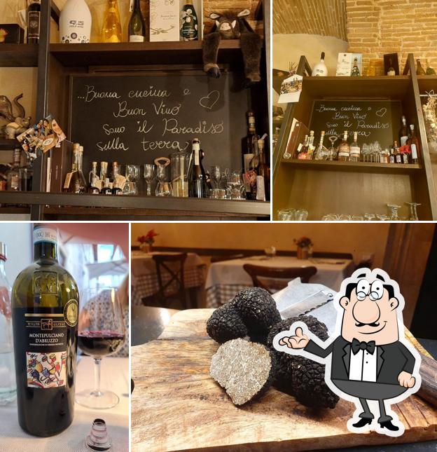 Gli interni di Antica Trattoria dei Gemelli