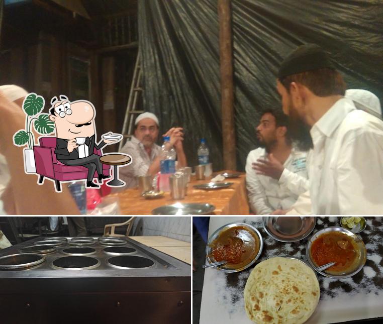 Among various things one can find interior and food at Barahandi