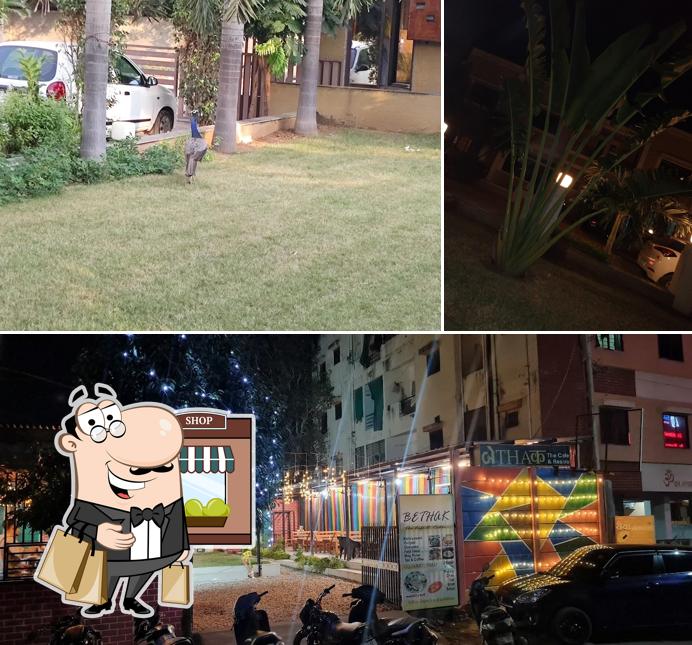 The exterior of BETHAK THE CAFE & restro