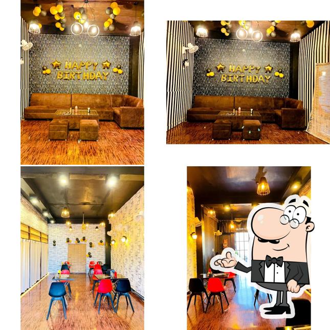 The interior of Dark bite cafe & restro