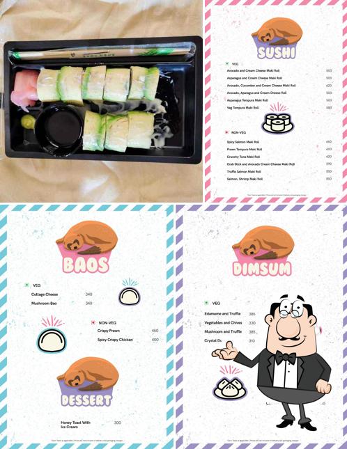 Take a seat at one of the tables at Mongoose - The Bubble Bar