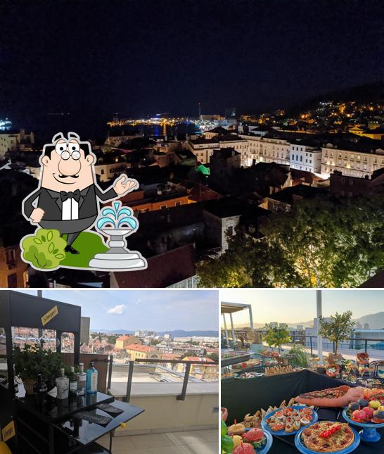 L'extérieur de Split Rooftop Bar