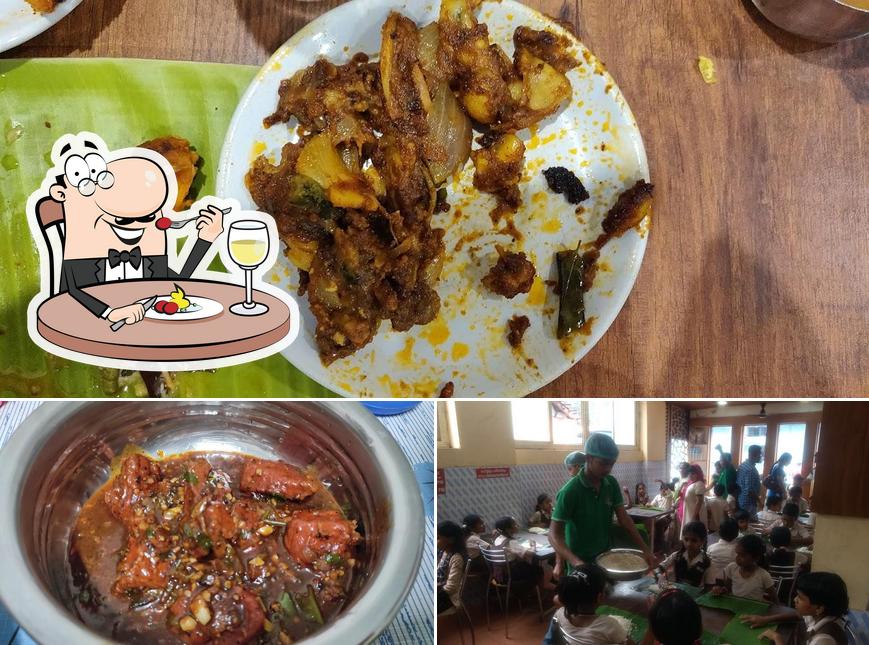 This is the image displaying food and interior at Pulari Restaurant Kannur