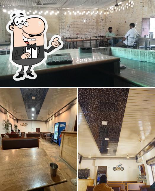 The interior of Jagdamba Restaurant veg & Non veg
