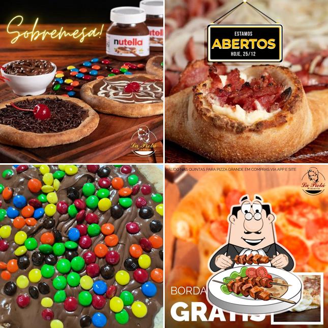 Comida em Pizzaria La Pietá