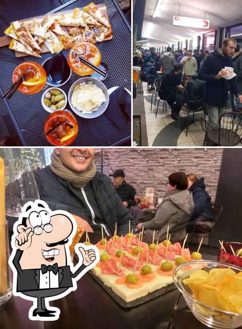 Dai un’occhiata alla immagine che raffigura la interni e cibo di Bar Cocorico