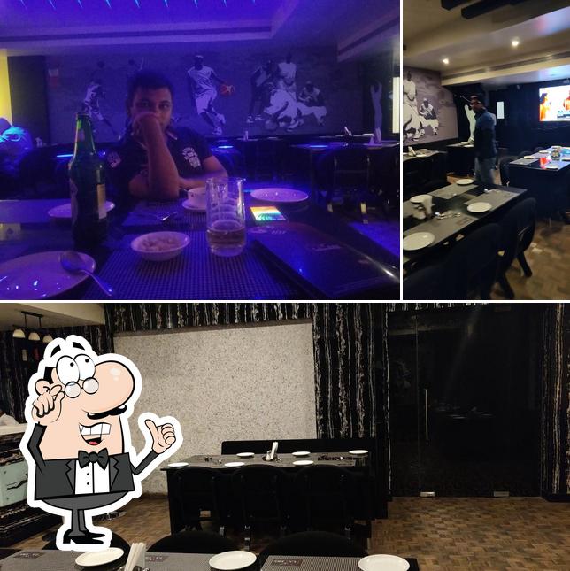 The interior of Player sports Bar