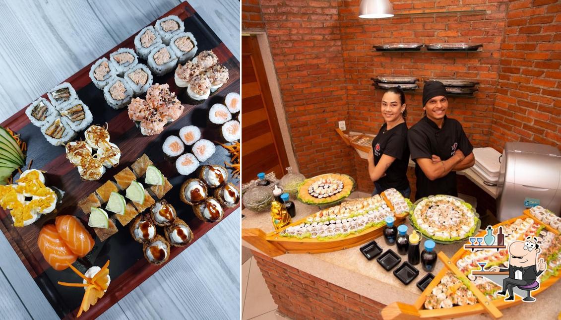 O interior do FAMILY SUSHI