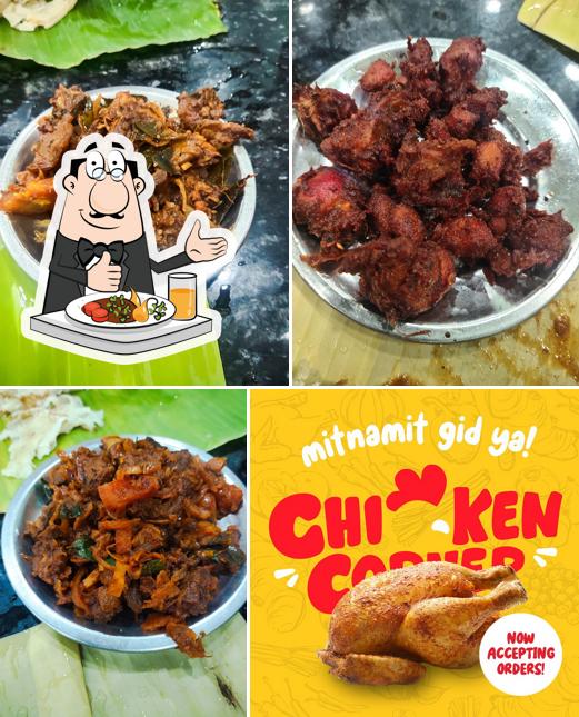 Food at Mano Chicken Corner