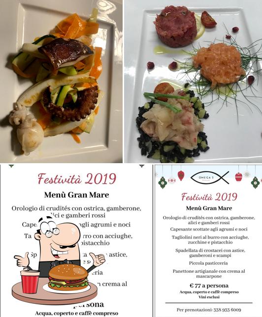 Prenditi un hamburger a Ristorante Omega 3