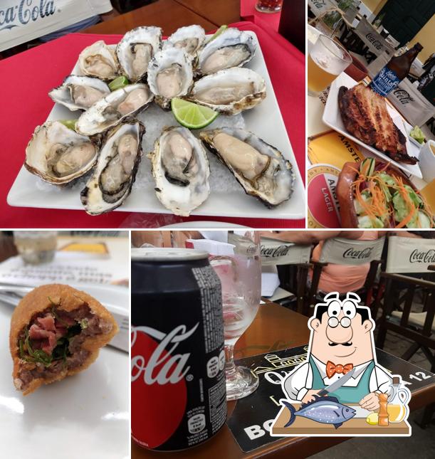 Salmão grelhado em Quintal Açoriano
